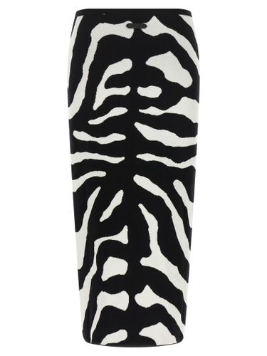 Viscose Midi Women's Skirt - Moschino - Modalova