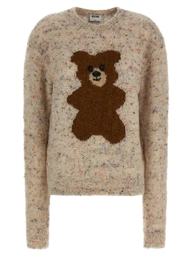 Virgin Wool Women's Cardigan - Moschino - Modalova