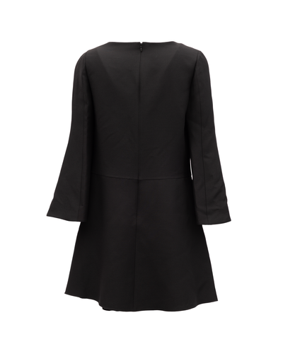 V-Neck Dress with Flared Women's Sleeves - Valentino Garavani - Modalova