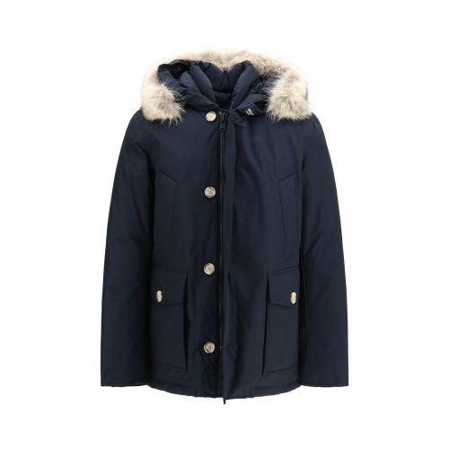Woolrich Blue Cotton Men's Parka - Woolrich - Modalova