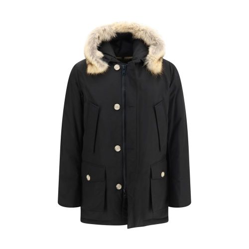 Woolrich Black Polyamide Men's Coat - Woolrich - Modalova