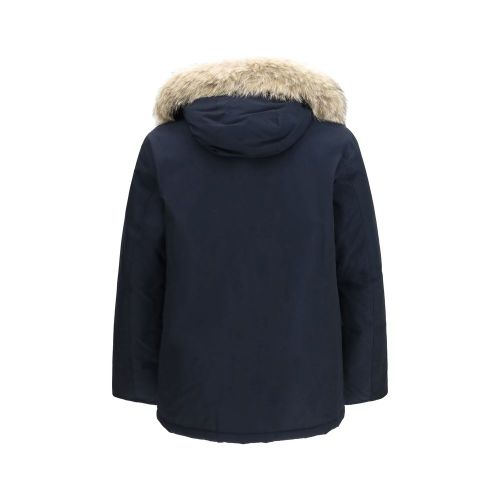 Woolrich Blue Cotton Men's Parka - Woolrich - Modalova