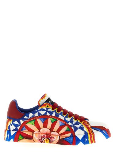 Cotton Low Top Women's Sneakers - Dolce & Gabbana - Modalova