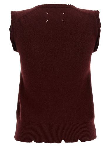 Virgin Wool Sleeveless Women's Jacket - Maison Margiela - Modalova