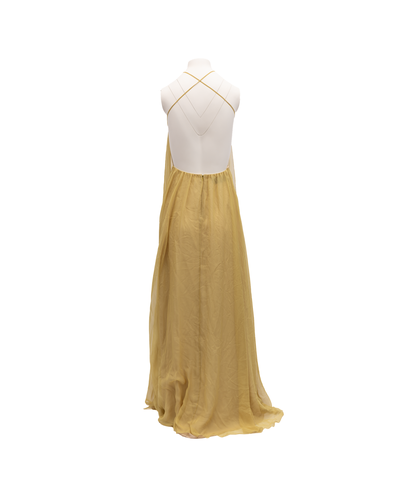 Flowy Open-Back Evening Women's Dress - Valentino Garavani - Modalova
