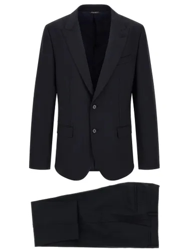 Virgin Wool Two-Piece Men's Suit - Dolce & Gabbana - Modalova