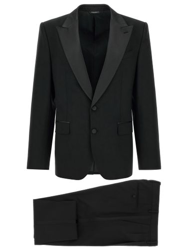 Virgin Wool Two-Piece Men's Suit - Dolce & Gabbana - Modalova