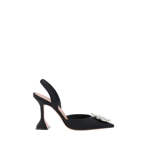 Satin High Heel Women's Pumps - Amina Muaddi - Modalova