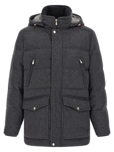 Wool Men's Parka - Brunello Cucinelli - Modalova