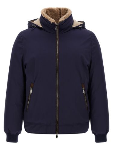 Polyamide Full-Length Men's Jacket - Brunello Cucinelli - Modalova