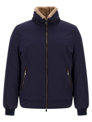 Polyamide Full-Length Men's Jacket - Brunello Cucinelli - Modalova