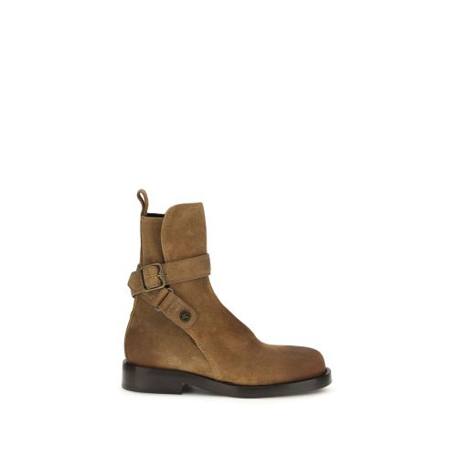 Calf Leather Bos Taurus Lace-Up Women's Boots - Burberry - Modalova