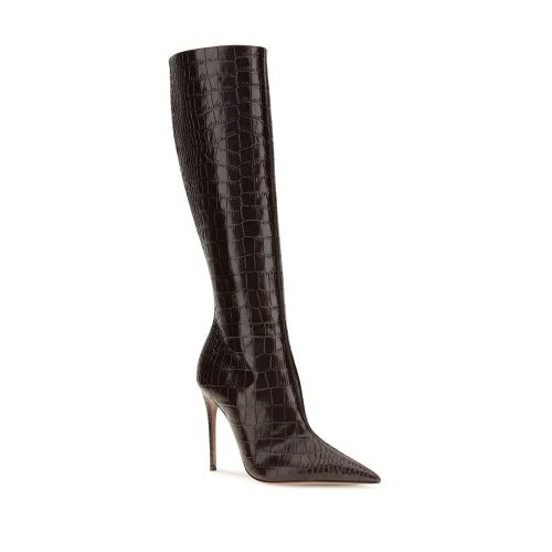 Calf Leather Bos Taurus High Heel Women's Boots - Paris Texas - Modalova