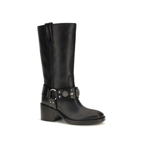 Calf Leather Bos Taurus Flat Women's Boots - Chloé - Modalova