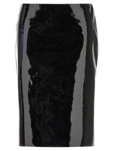 Lamb Leather Midi Women's Skirt - Ferragamo - Modalova