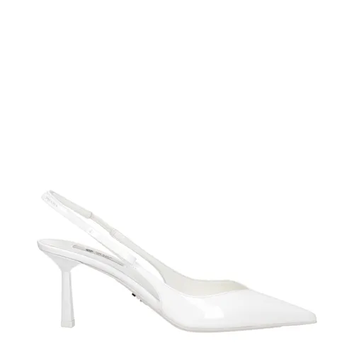Leather High Heel Women's Pumps - Prada - Modalova