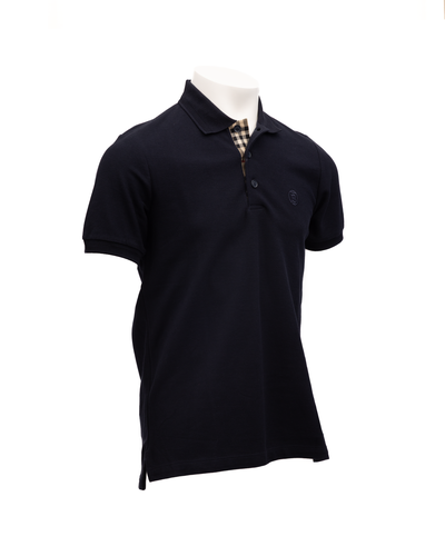 Coal Cotton Polo Men's Shirt - Burberry - Modalova