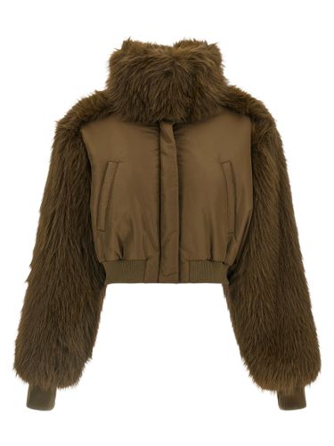 Virgin Wool Women's Bomber - Fabiana Filippi - Modalova