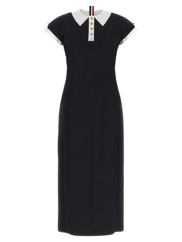 Virgin Wool Midi Women's Dress - Thom Browne - Modalova