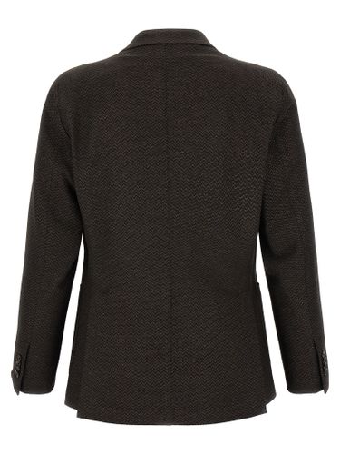 Virgin Wool Men's Blazer - Tagliatore - Modalova