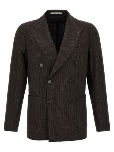 Virgin Wool Men's Blazer - Tagliatore - Modalova