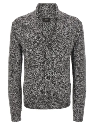 Brioni Bicolor Wool Men's Cardigan - Brioni - Modalova