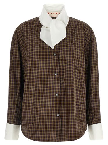 Marni Brown Cotton Women's Blouse - Marni - Modalova