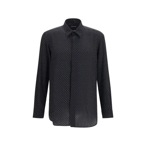 Silk Pattern Men's Shirt - Tom Ford - Modalova