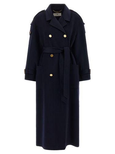 Wool Women's Coat - Elisabetta Franchi - Modalova