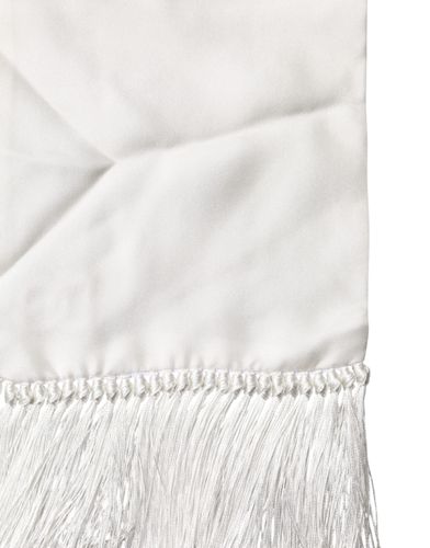 Men Silk Fringed Edge Lace Stole Men's Scarf (Pre-Owned) - Dolce & Gabbana - Modalova