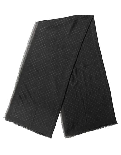 Men Viscose Polka Dot Fringe Shawl Lace Men's Stole - Dolce & Gabbana - Modalova