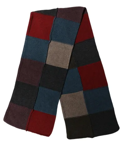 Patchwork Knitted Foulard Men's Scarf - Dolce & Gabbana - Modalova