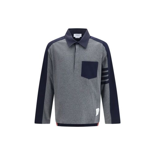 Cotton Polo Men's Shirt - Thom Browne - Modalova
