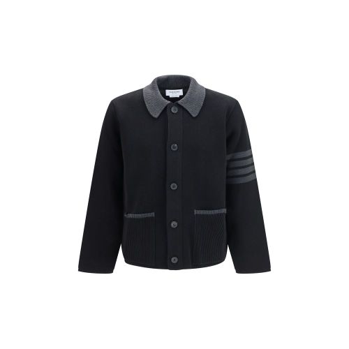 Wool Oves Aries Biker Men's Jacket - Thom Browne - Modalova