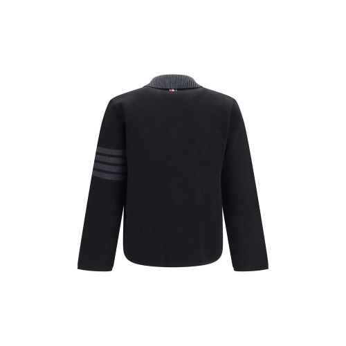 Wool Oves Aries Biker Men's Jacket - Thom Browne - Modalova
