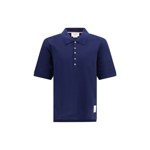 Cotton Polo Men's Shirt - Thom Browne - Modalova