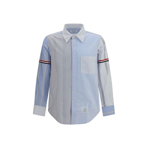 Cotton Pattern Men's Shirt - Thom Browne - Modalova