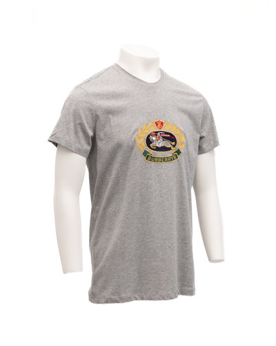 Burberry Grey Cotton Men's T-Shirt - Burberry - Modalova