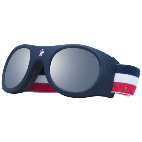 Moncler Blue Plastic Sunglasses - Moncler - Modalova