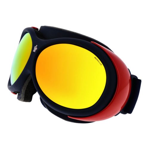 Moncler Red Plastic Sunglasses - Moncler - Modalova