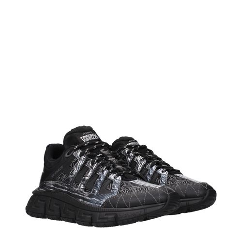 Fabric Athletic Men's Sneakers - Versace - Modalova