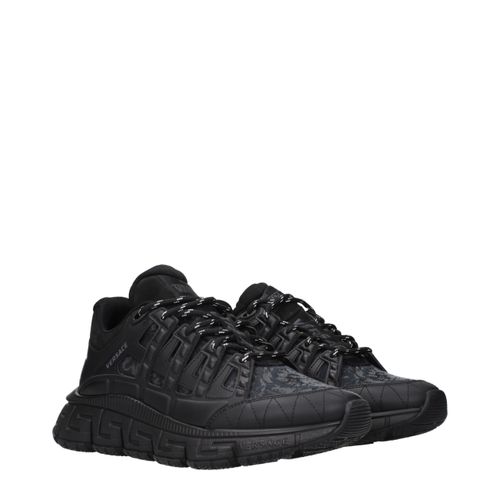 Fabric Athletic Men's Sneakers - Versace - Modalova