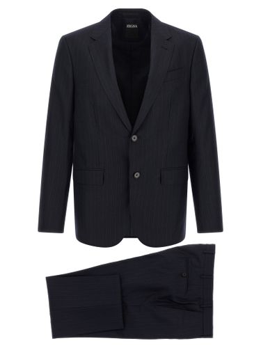 Wool Two-Piece Men's Suit - ZEGNA - Modalova