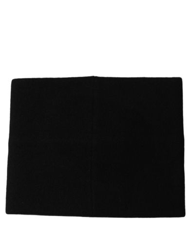 Cashmere Logo Plaque Neck Warmer Men's Scarf - Dolce & Gabbana - Modalova
