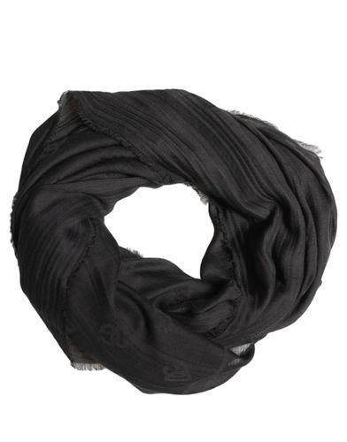 Silk Wool Fringed Men Lace Stole Men's Scarf - Dolce & Gabbana - Modalova