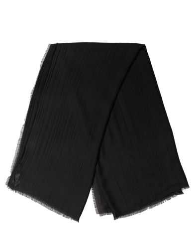 Silk Wool Fringed Men Lace Stole Men's Scarf - Dolce & Gabbana - Modalova