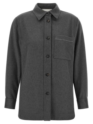 Virgin Wool Women's Blouse - Peserico - Modalova