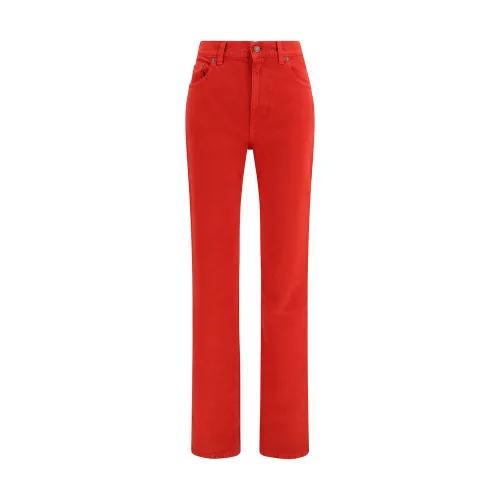 Chloé Red Cotton Women's Pants - Chloé - Modalova