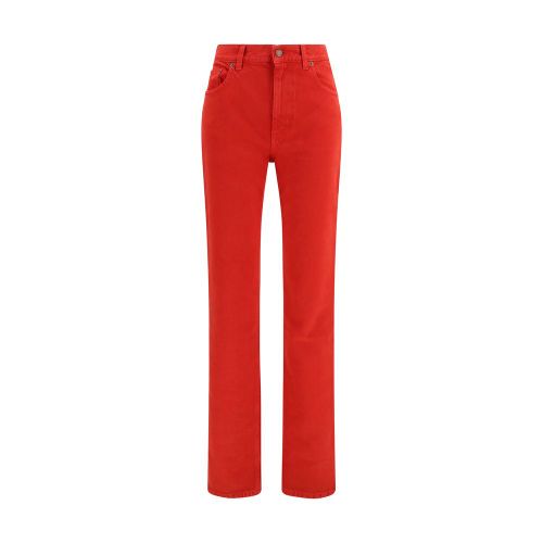 Chloé Red Cotton Women's Pants - Chloé - Modalova