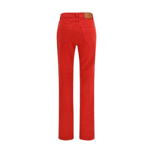 Chloé Red Cotton Women's Pants - Chloé - Modalova